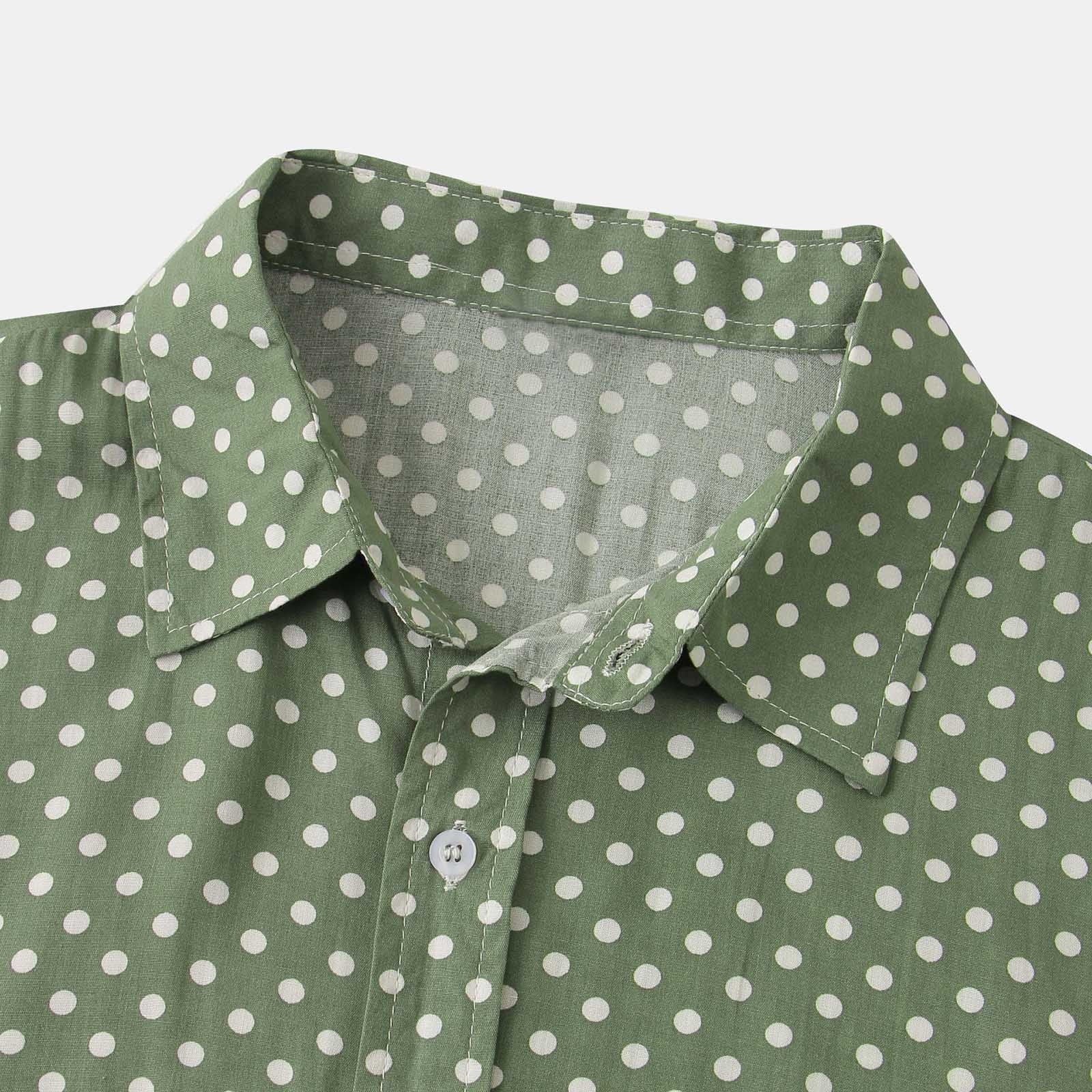 Downtown Dot Button Up