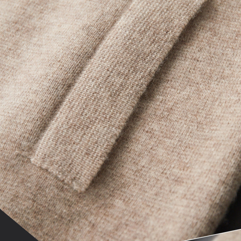 Abrigo de merino de borda