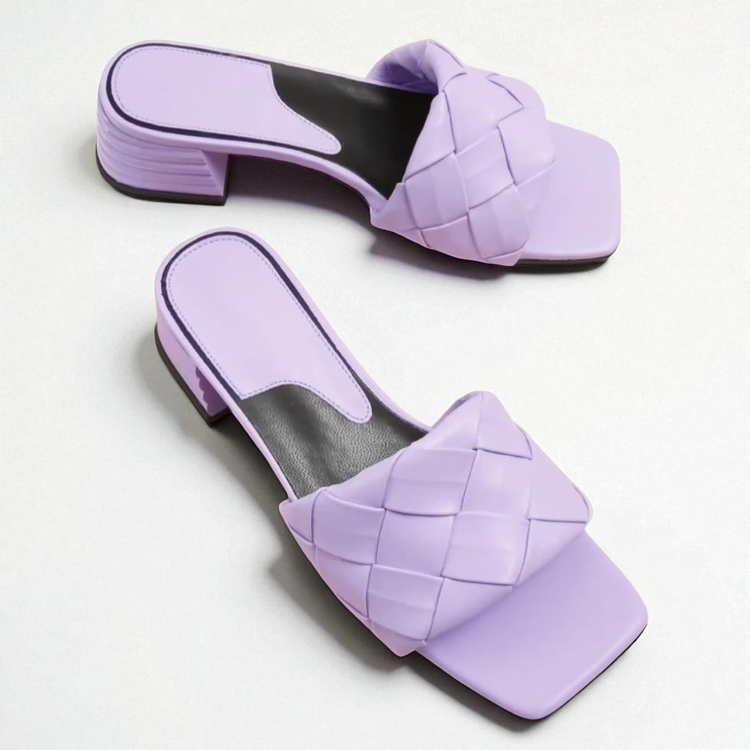 The Valencia Plaited Heel