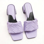 The Valencia Plaited Heel