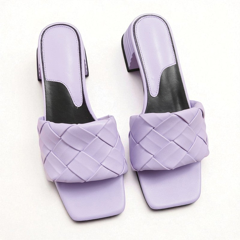 The Valencia Plaited Heel