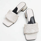 The Valencia Plaited Heel