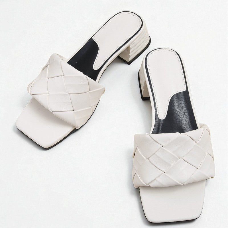 The Valencia Plaited Heel
