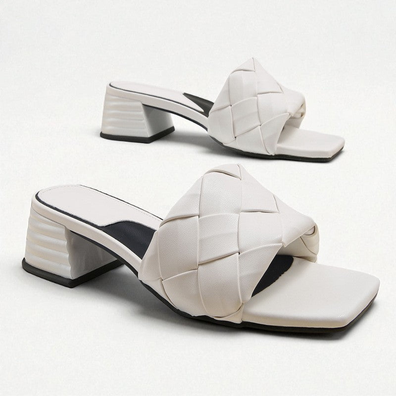 The Valencia Plaited Heel