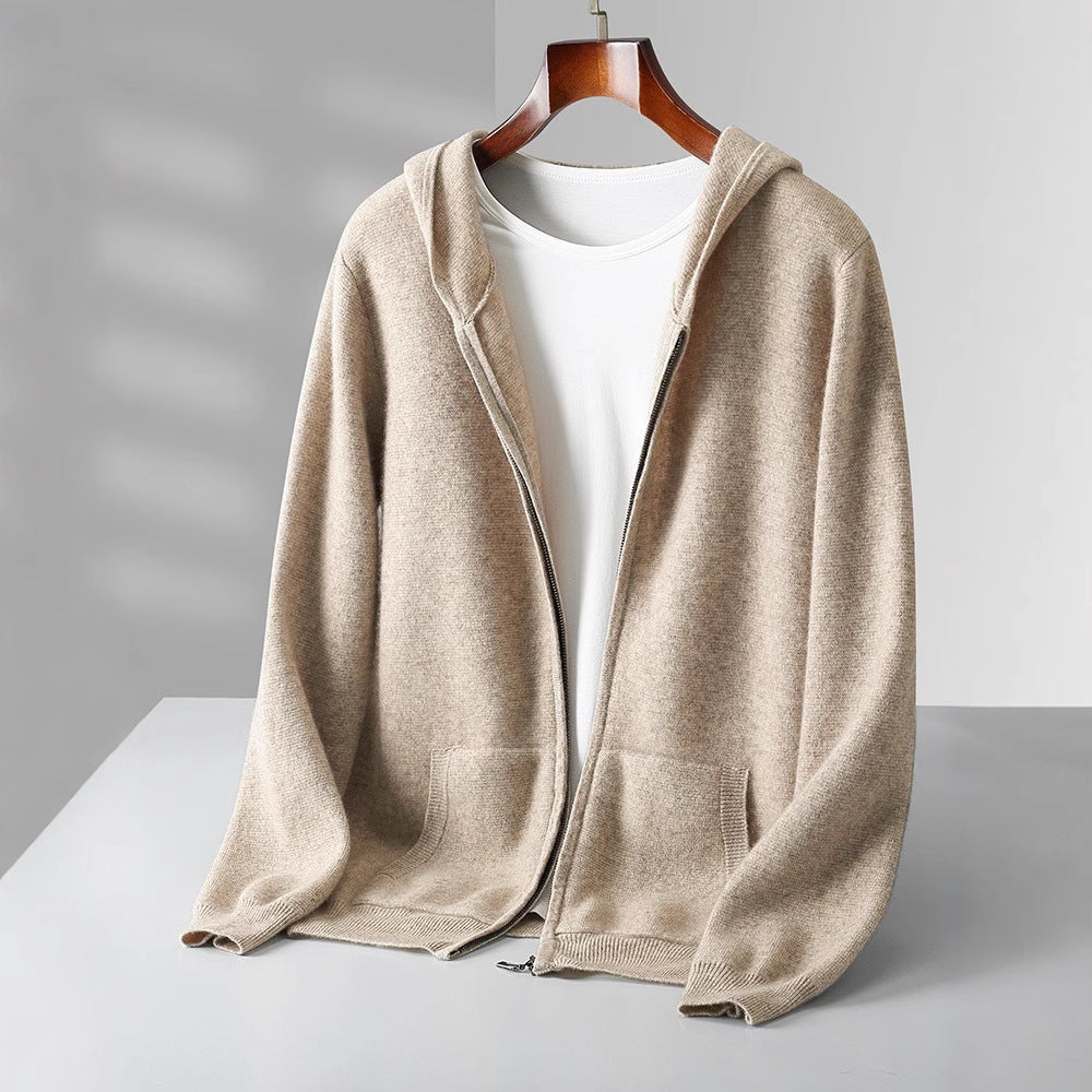 Como Cashmere Zip Cardigan