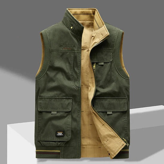 Cotton Twill Utility Vest