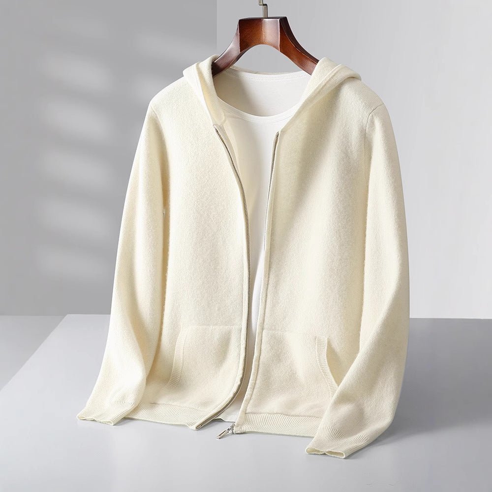 Como Cashmere Zip Cardigan
