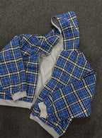 Drift Reversible Plaid Zip-Up