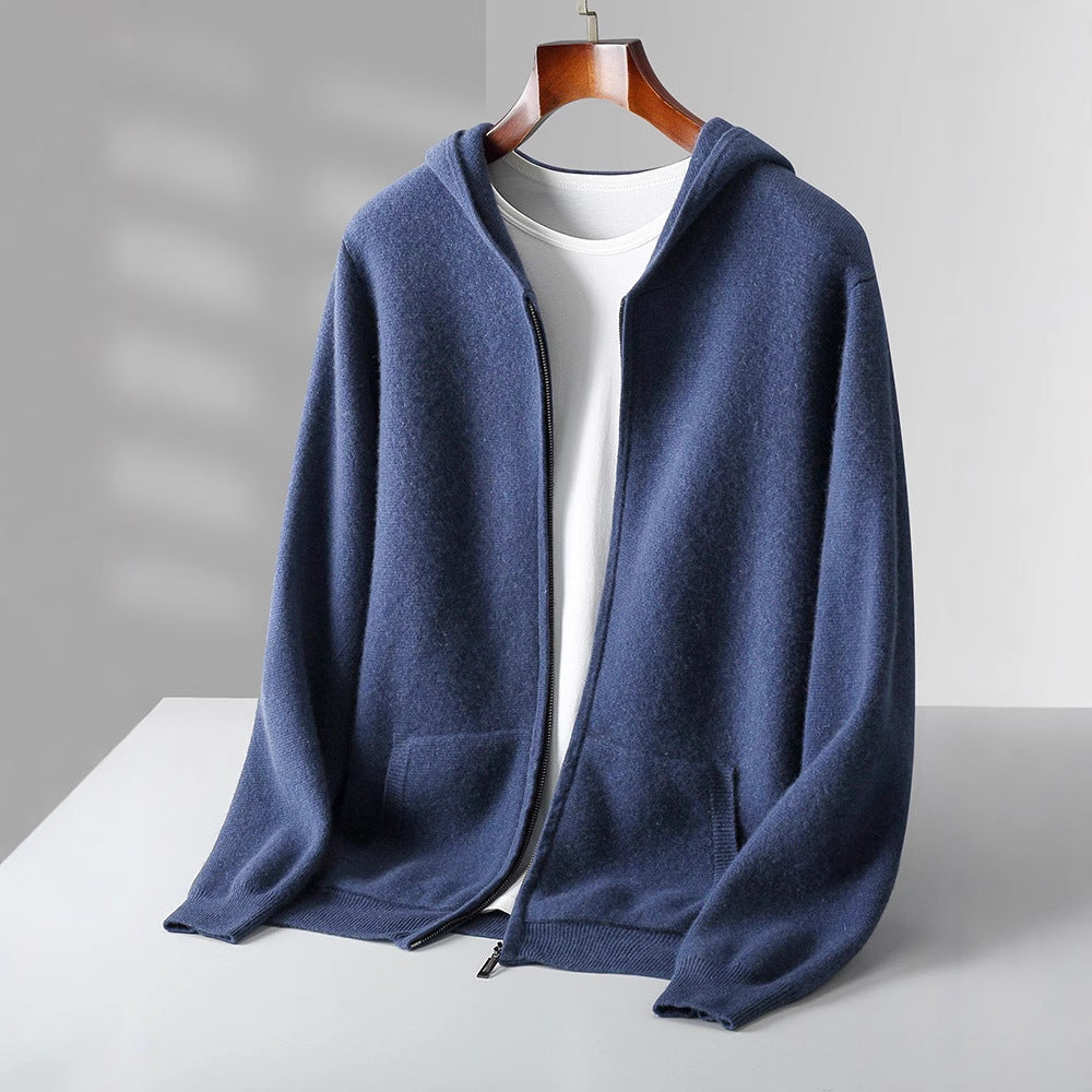 Como Cashmere Zip Cardigan