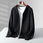Como Cashmere Zip Cardigan