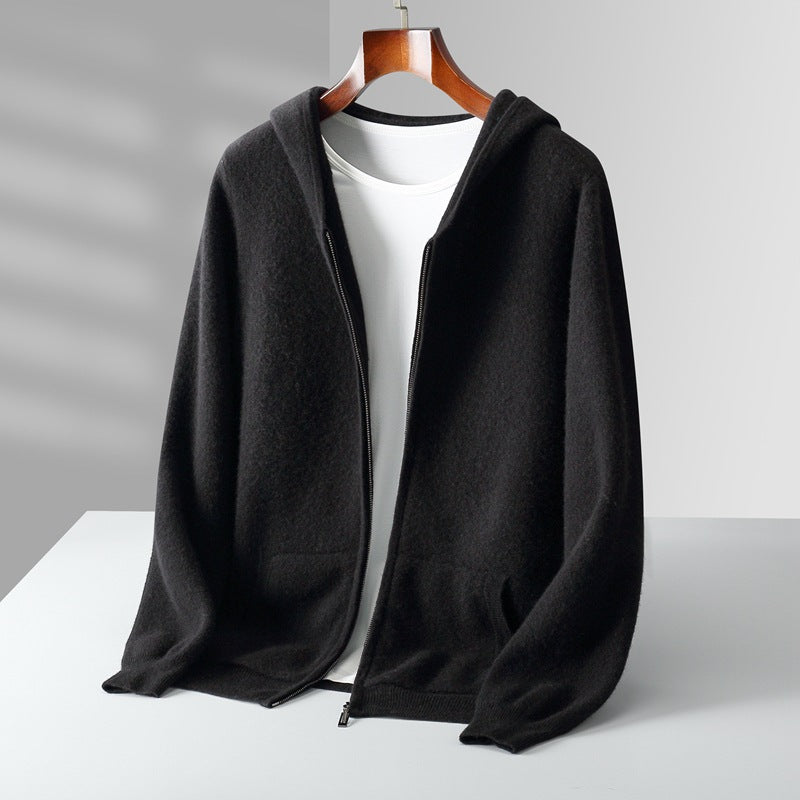Como Cashmere Zip Cardigan