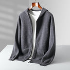 Como Cashmere Zip Cardigan