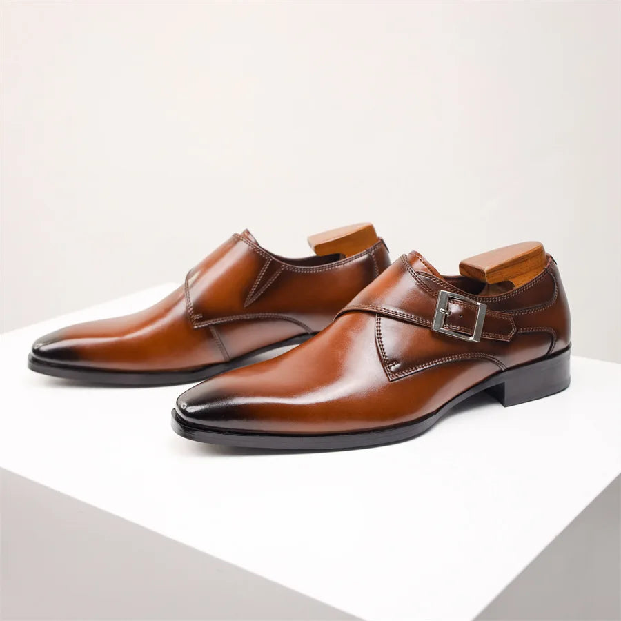 Stratford Buckle Dress Shoe-John Harden