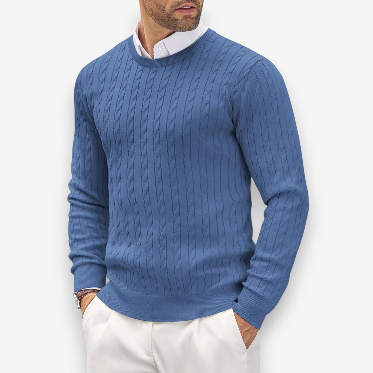 El cuello redondo del 55