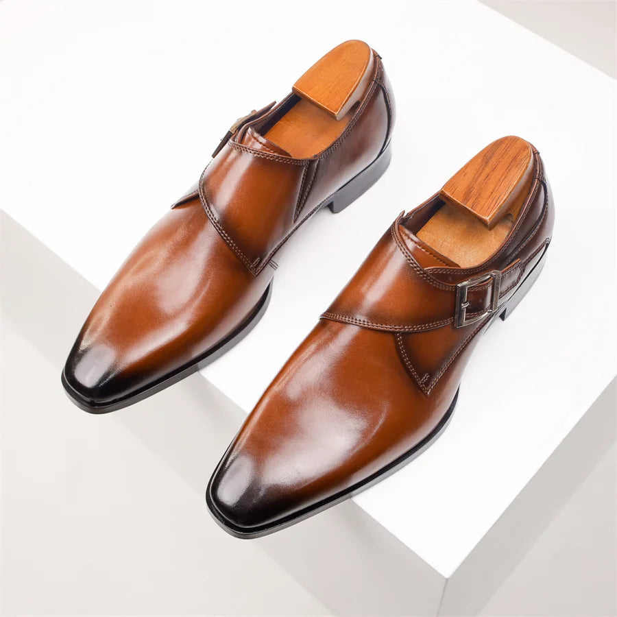 Stratford Buckle Dress Shoe-John Harden
