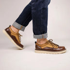 Alderfield Full Grain & Canvas Oxford