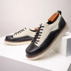 Alderfield Full Grain & Canvas Oxford