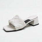 The Valencia Plaited Heel