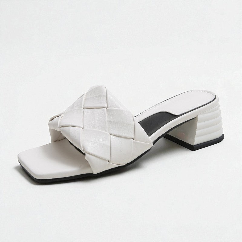 The Valencia Plaited Heel
