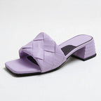 The Valencia Plaited Heel