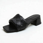 The Valencia Plaited Heel