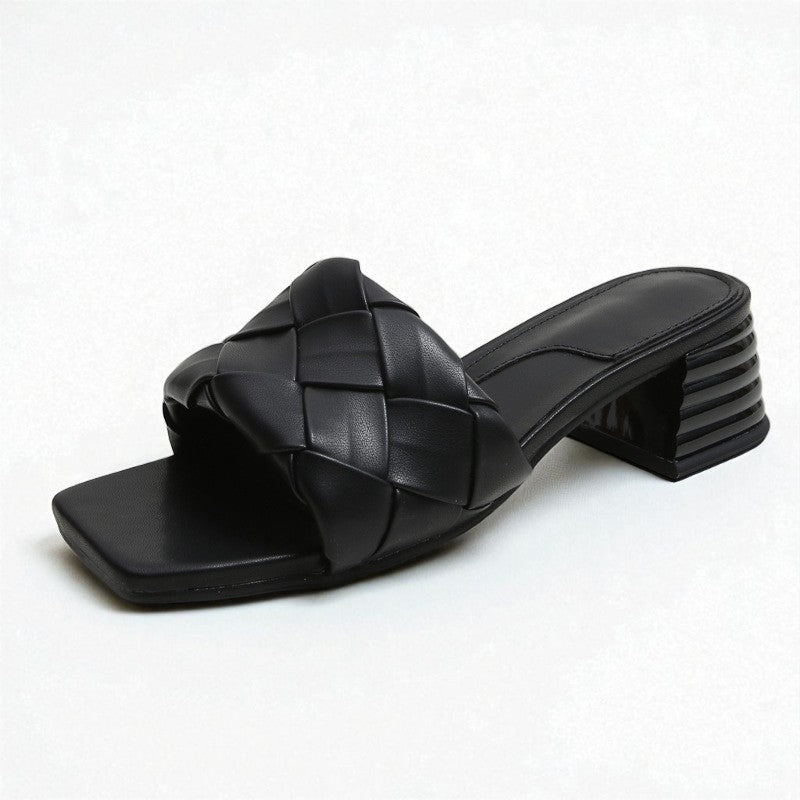 The Valencia Plaited Heel