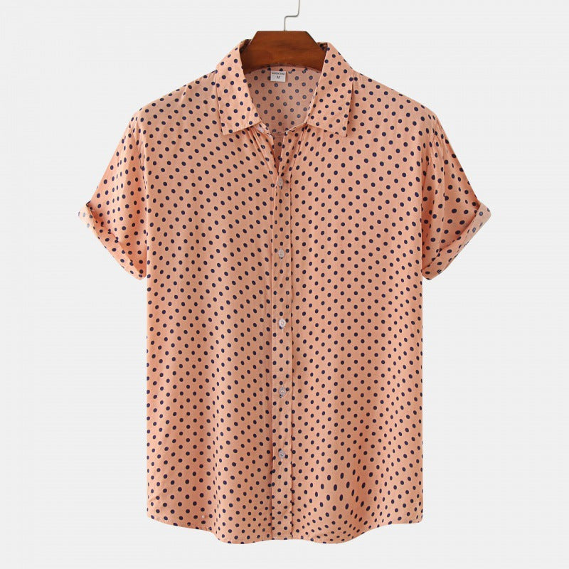 Downtown Dot Button Up-John Harden