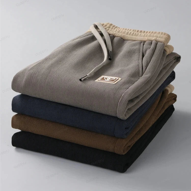Baxter Corduroy Comfort™ Trousers-John Harden
