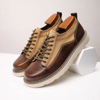 Alderfield Full Grain & Canvas Oxford