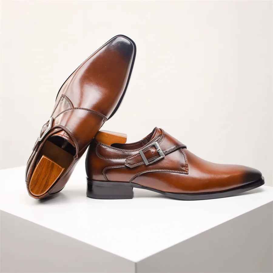 Stratford Buckle Dress Shoe-John Harden