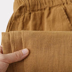 Classic Straight Linen Trousers