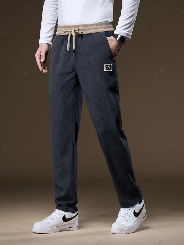 Baxter Corduroy Comfort™ Trousers-John Harden