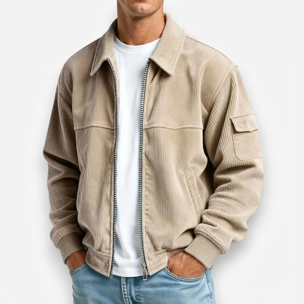 Veste en velours côtelé Alder