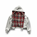 Drift Reversible Plaid Zip-Up