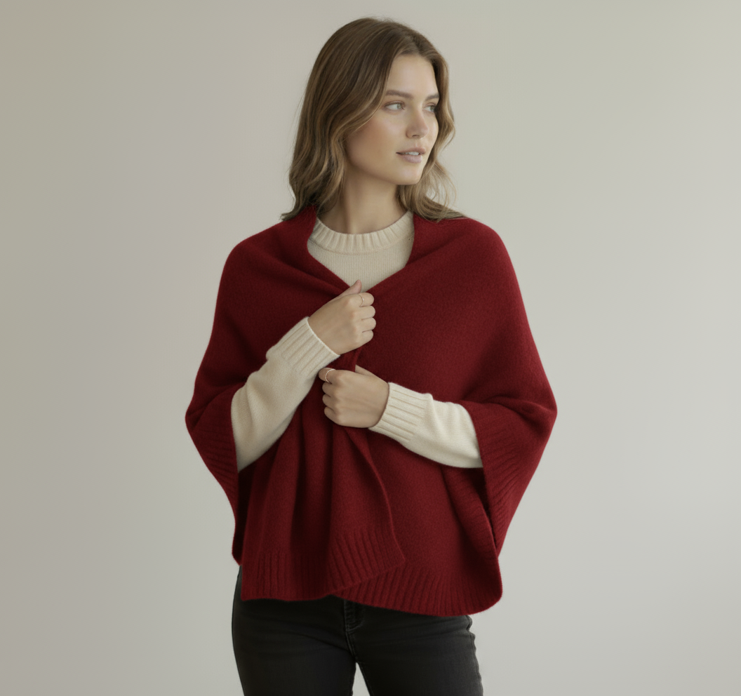Italian Cashmere Wrap Coat