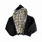 Drift Reversible Plaid Zip-Up