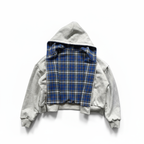 Drift Reversible Plaid Zip-Up