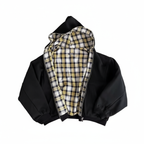 Drift Reversible Plaid Zip-Up