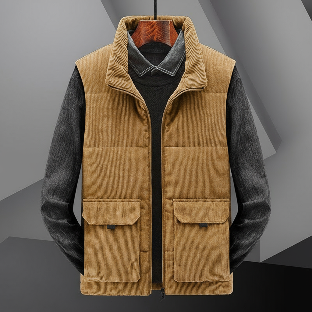 Corduroy Mill-Lined Gilet