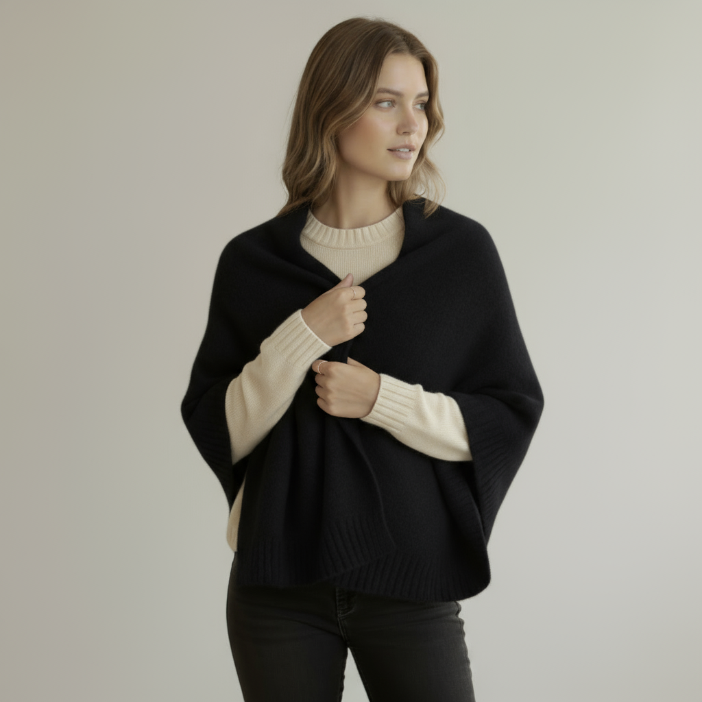 Italian Cashmere Wrap Coat
