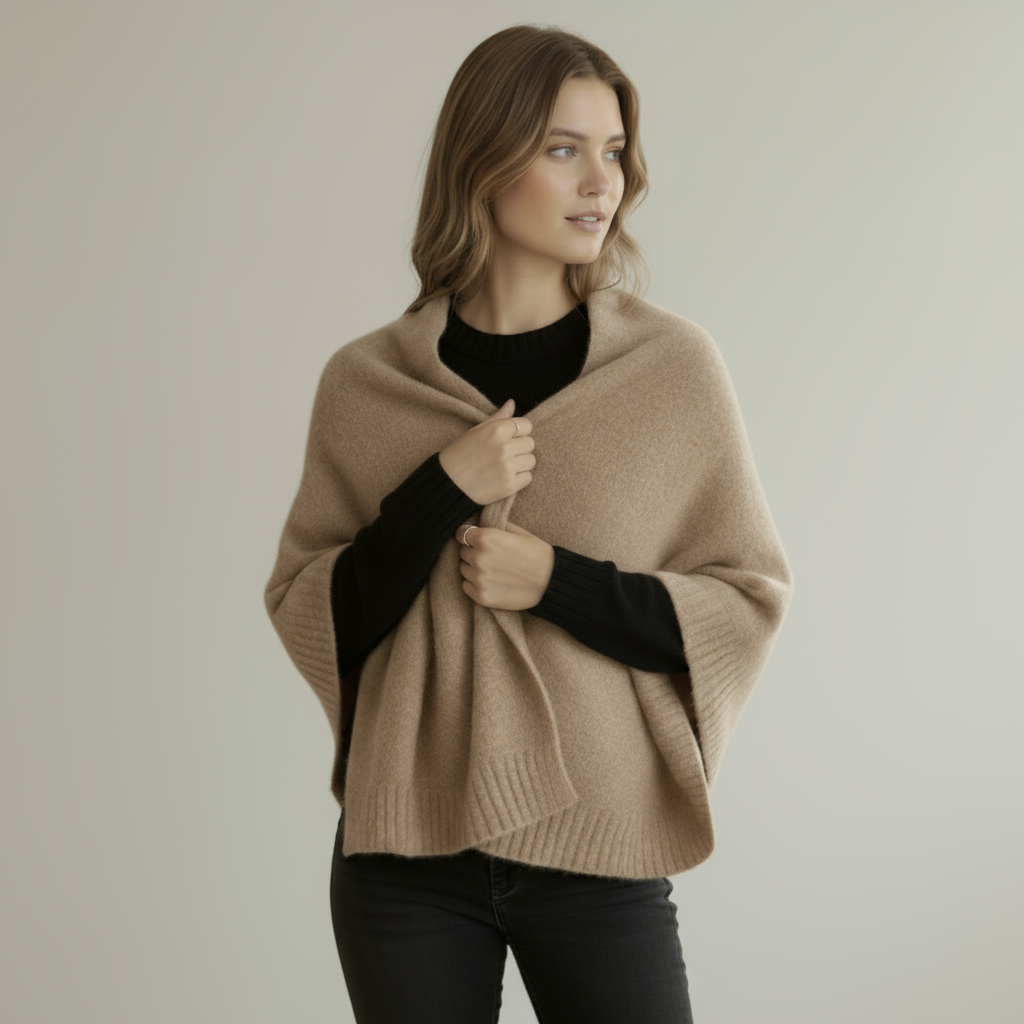 Italian Cashmere Wrap Coat