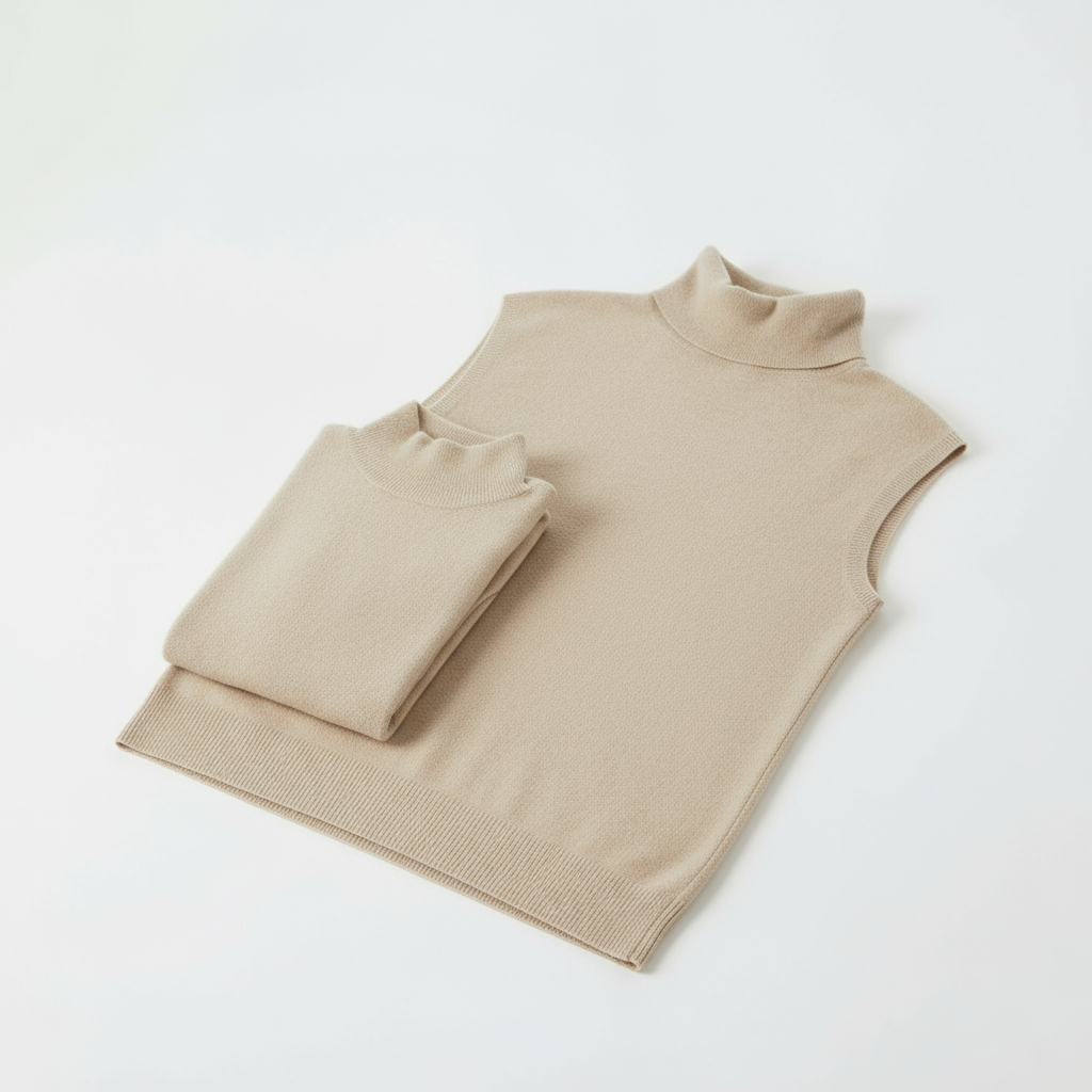 Milled Merino Turtleneck