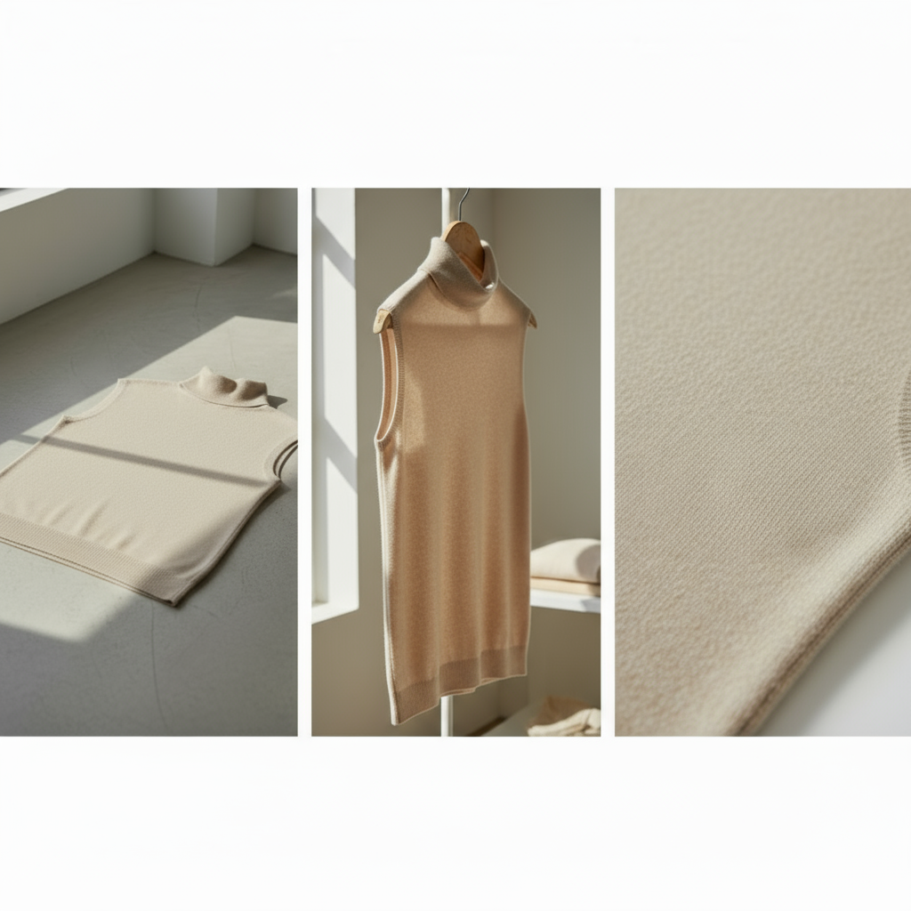 Milled Merino Turtleneck