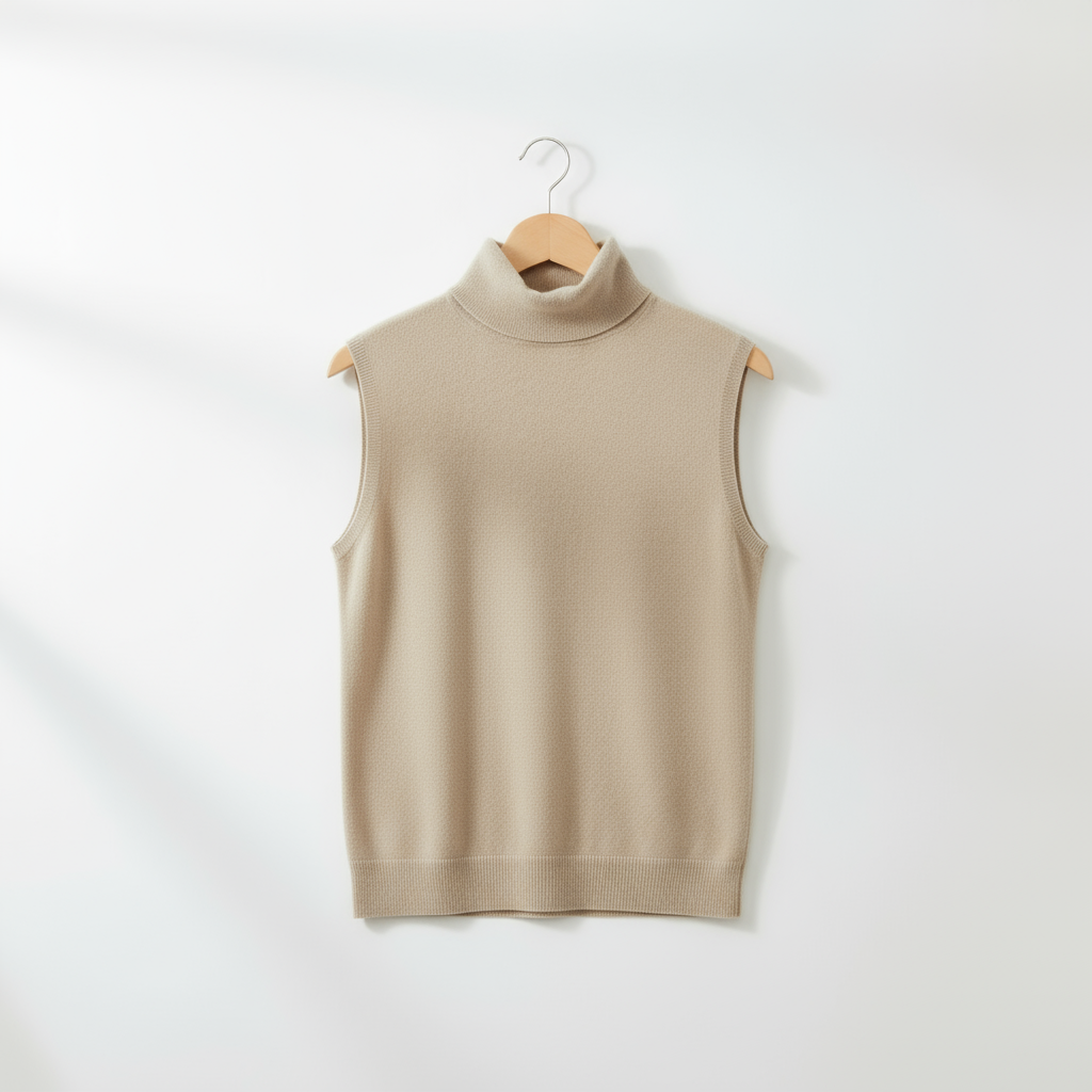 Milled Merino Turtleneck