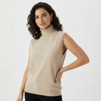 Milled Merino Turtleneck