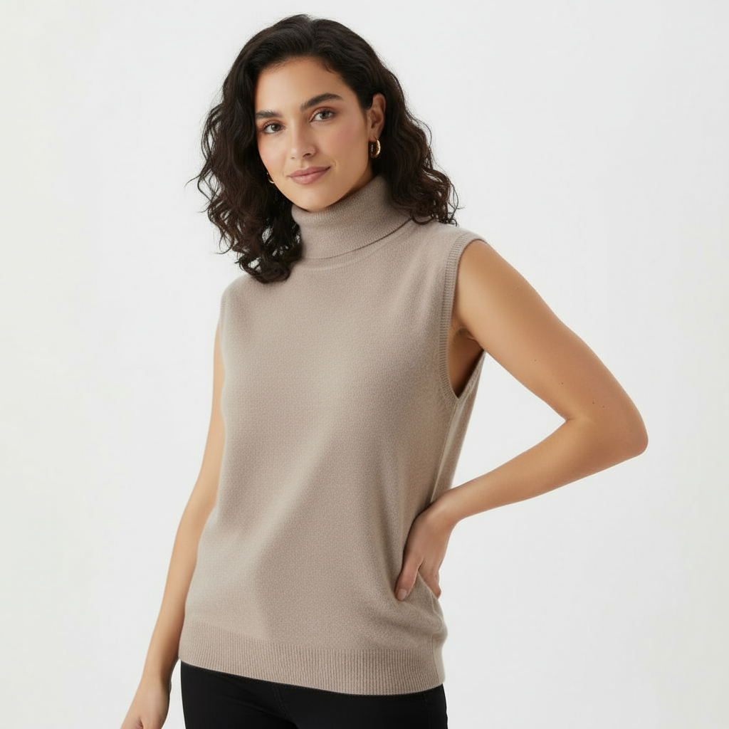 Milled Merino Turtleneck