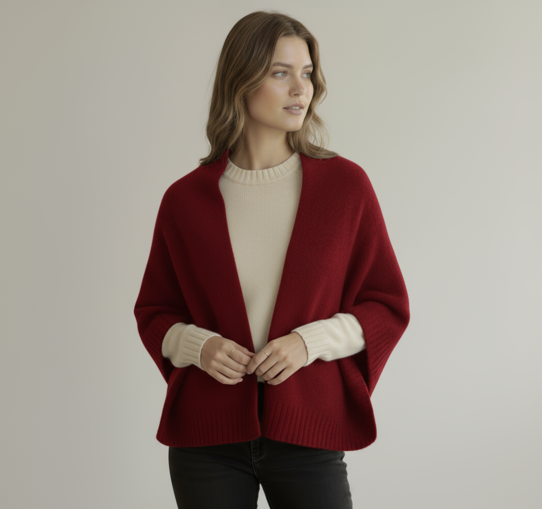 Italian Cashmere Wrap Coat