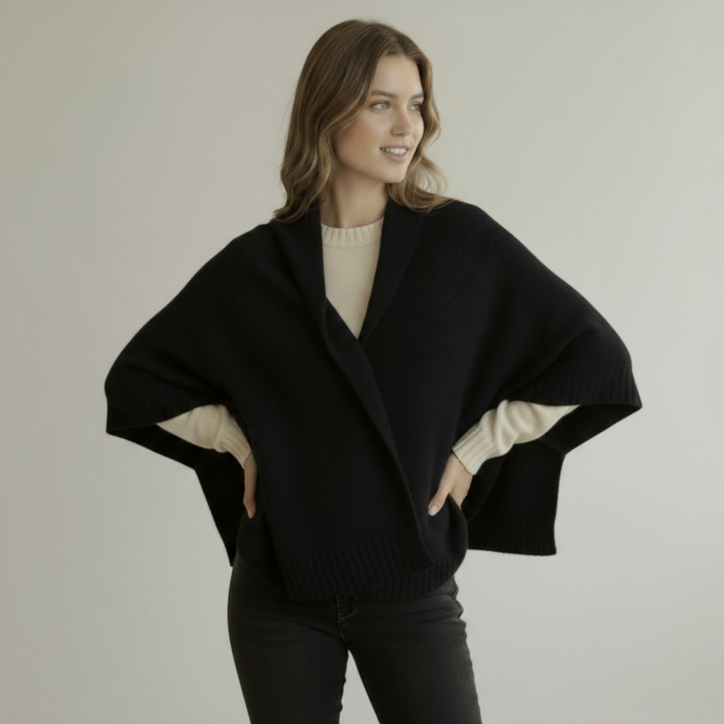 Italian Cashmere Wrap Coat