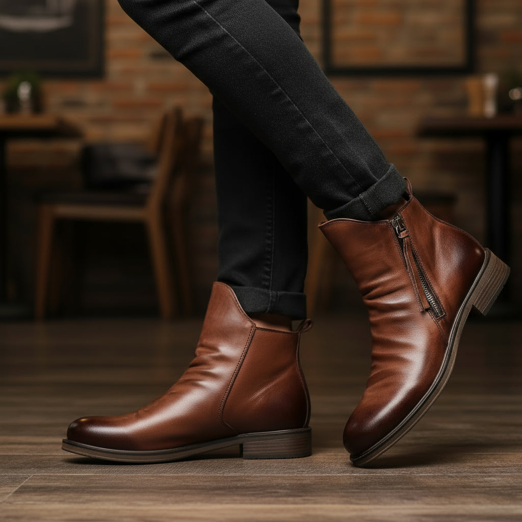 Hudson Oil-Tan Chelsea