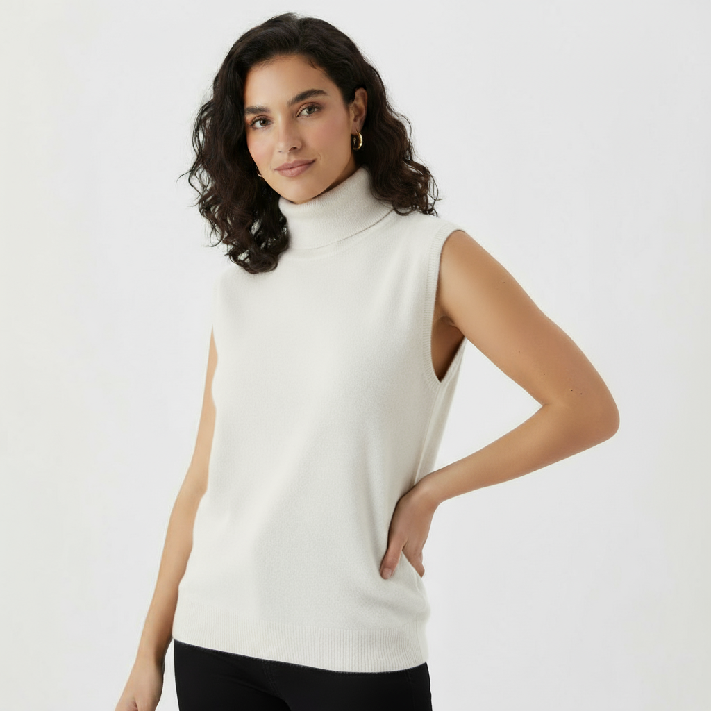 Milled Merino Turtleneck